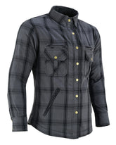 Woman Flannal toronto moorcycle
